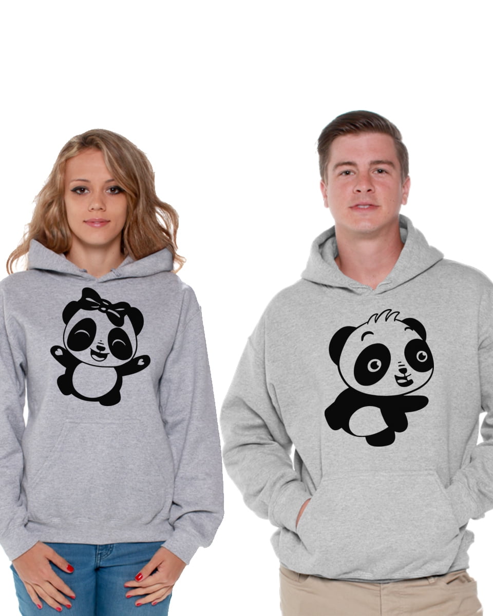 Awkward Styles Panda Couple Hoodies Panda Sweatshirt for Women Panda Sweater for Men Valentine\u0027s Day Gifts for Boyfriend \u0026 Girlfriend Cute Panda Bear